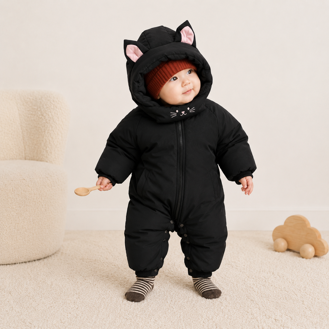 Teddy Ears Winter Snowsuit