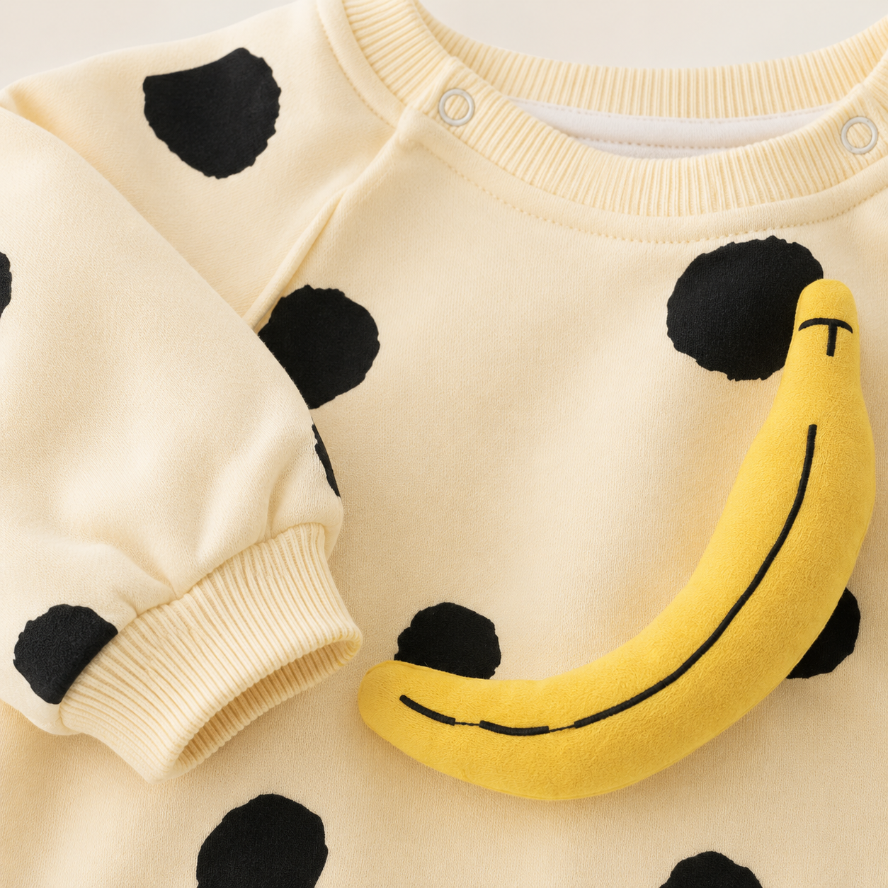 Polkadot Banana Baby Romper