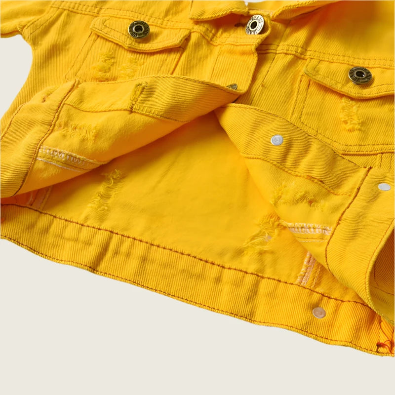 Button-Down Denim Jacket