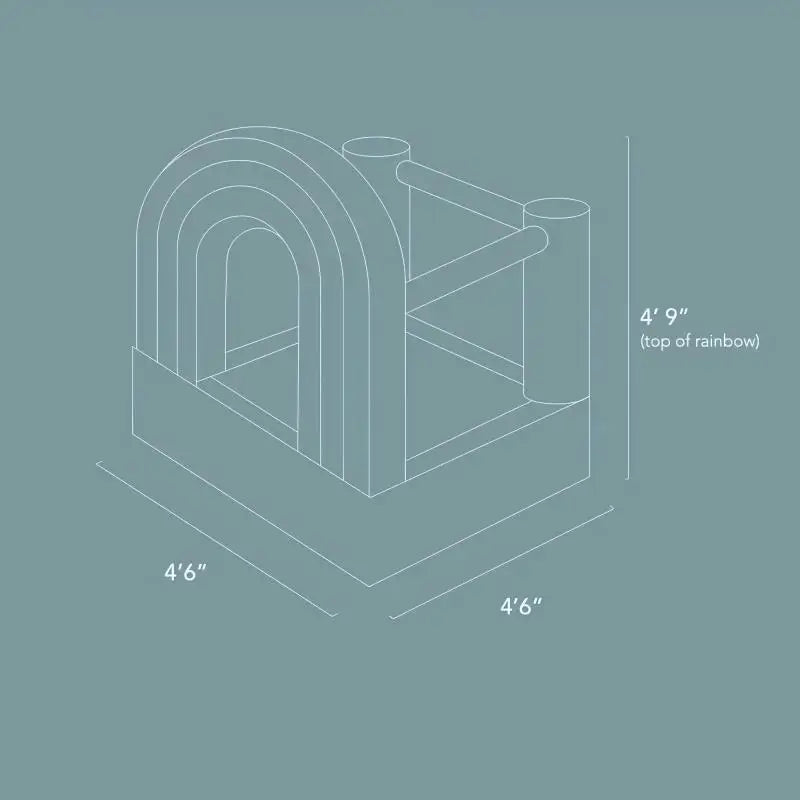 Rainbow Bounce House