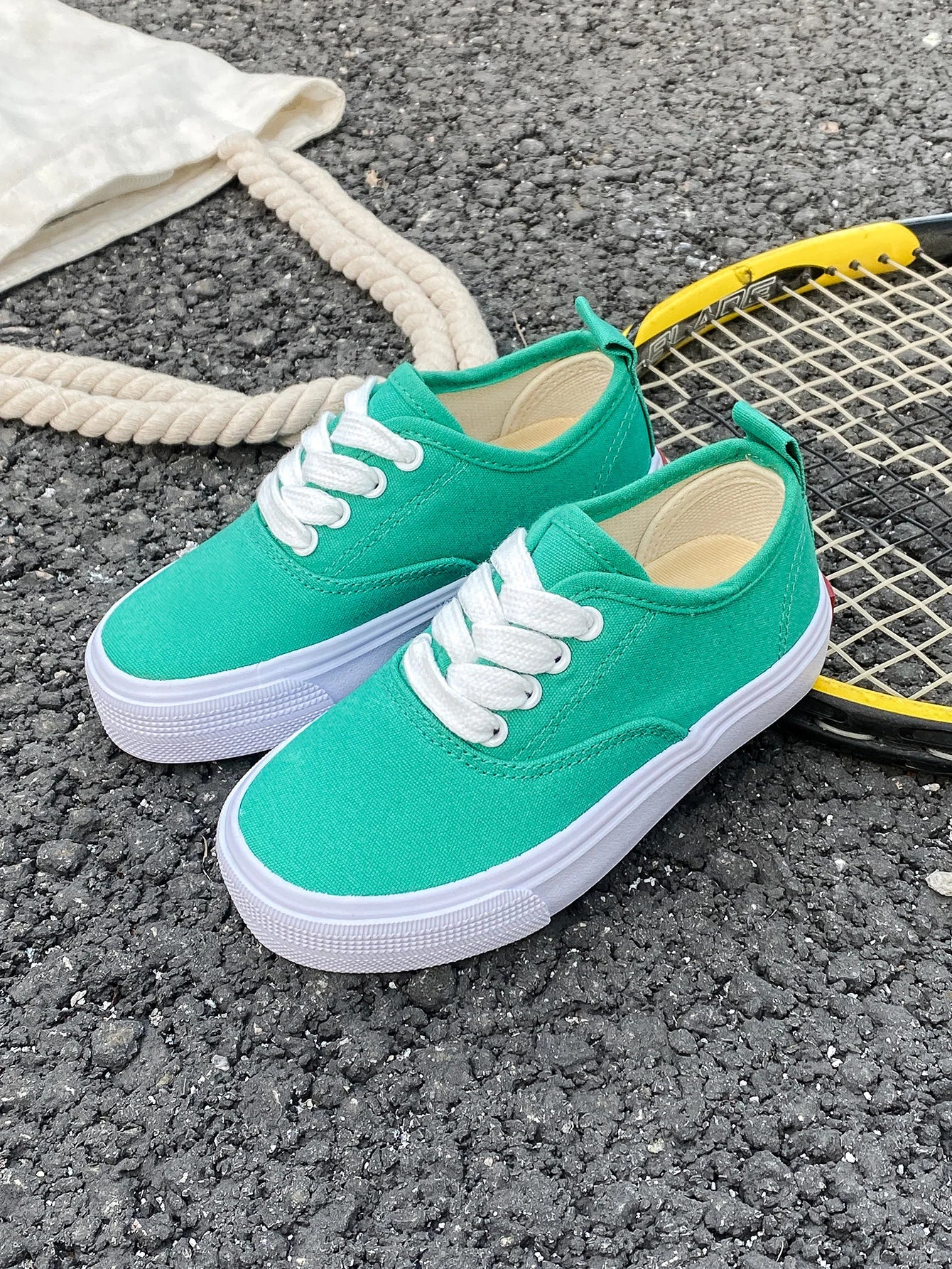 Rainbow Runner Canvas Sneakers