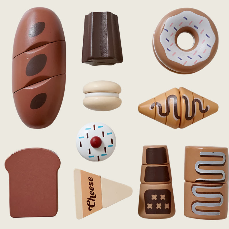 Little Chef's Wooden Cutting Food Sets