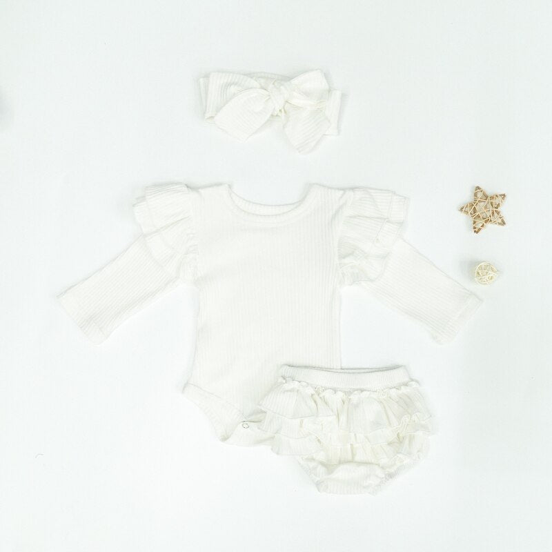 Evelyn Romper and Headband Set