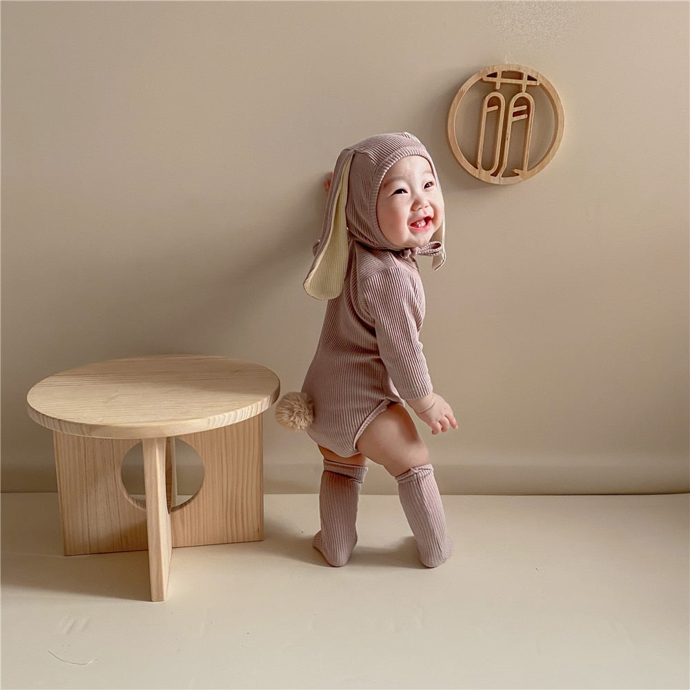 Ribbed Easter Bunny Jumpsuit