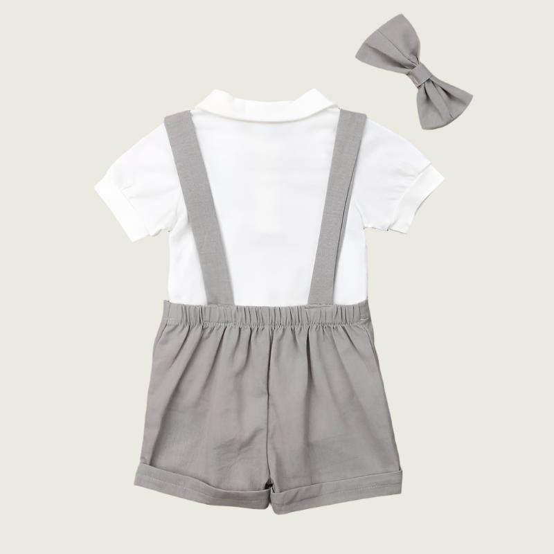 Benjamin Romper and Overall Set