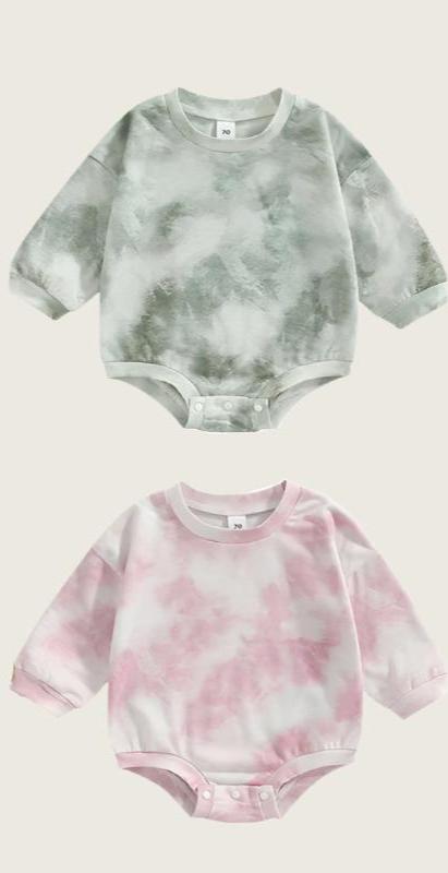 Tie Dye Baby Romper