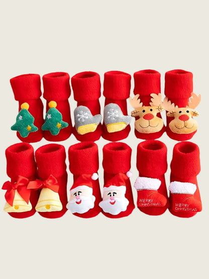 Merry Toes Christmas Socks