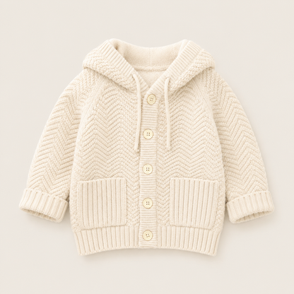 Cozy Fleece-Lined Hooded Cardigan