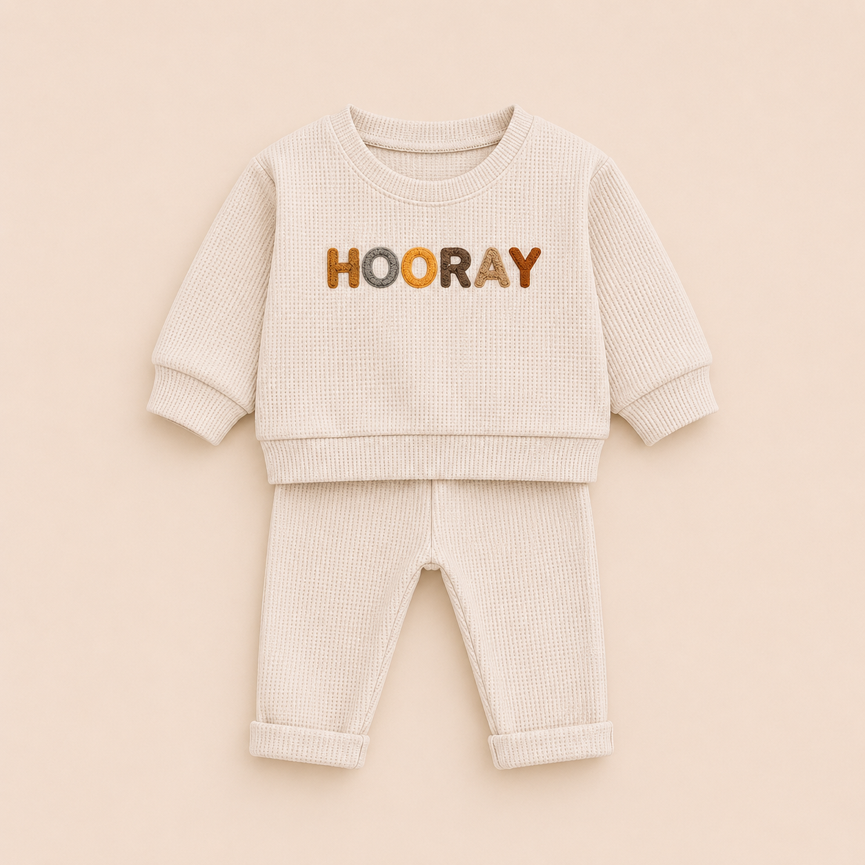 Hooray & Happy Waffle Lounge Set