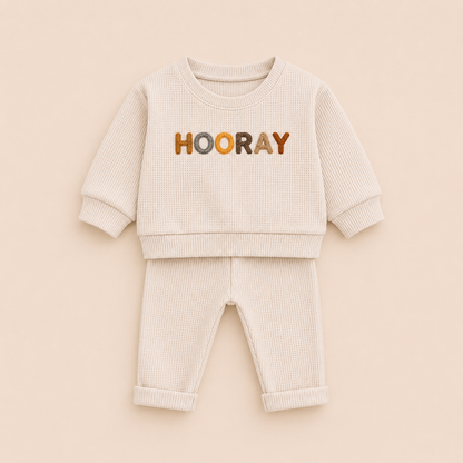 Hooray & Happy Waffle Lounge Set