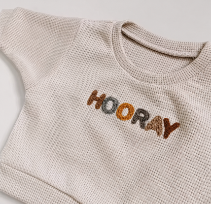 Hooray & Happy Waffle Lounge Set