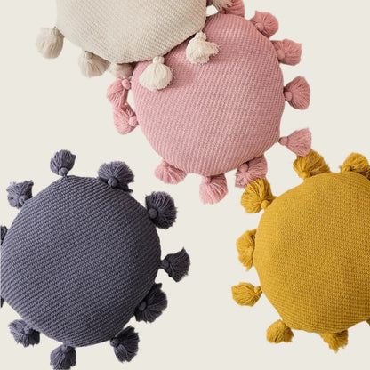 Round Tassel Cushion