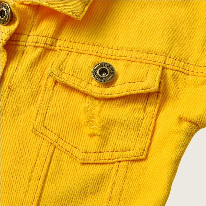 Button-Down Denim Jacket