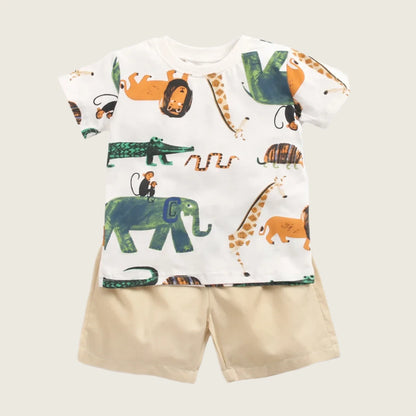 Safari Adventure T-Shirt and Shorts Set