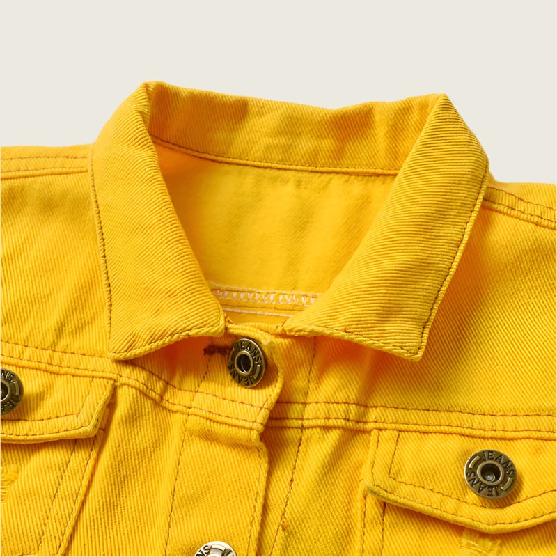 Button-Down Denim Jacket