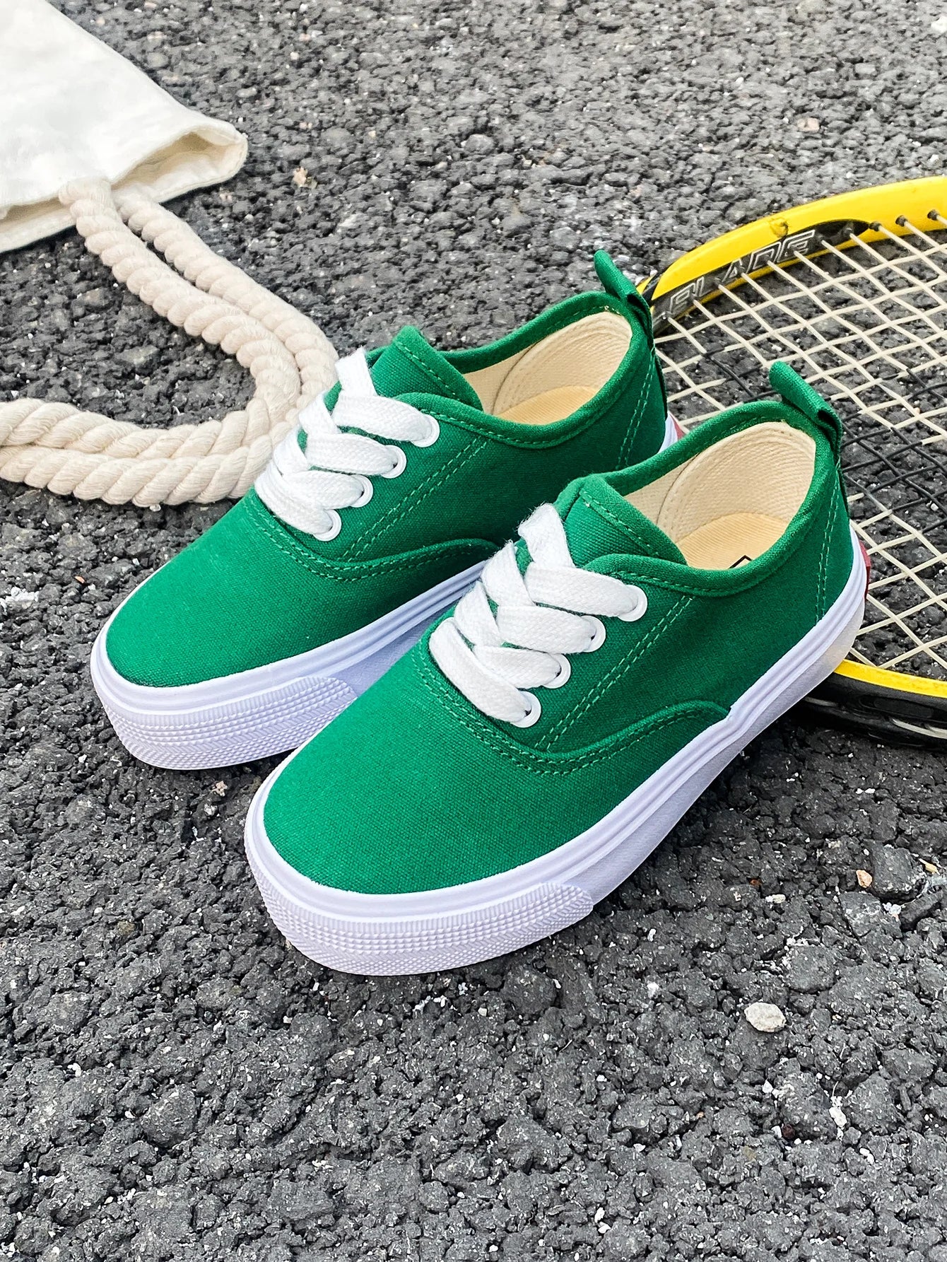 Rainbow Runner Canvas Sneakers