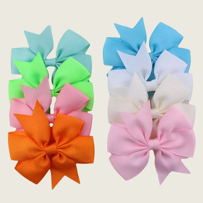 Ribbon Bow Hair Clips 30 pieces