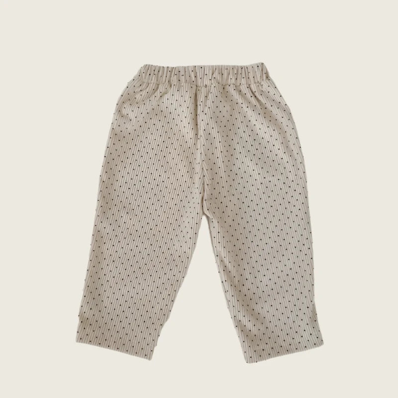 Autumn Polkadot Corduroy Trousers