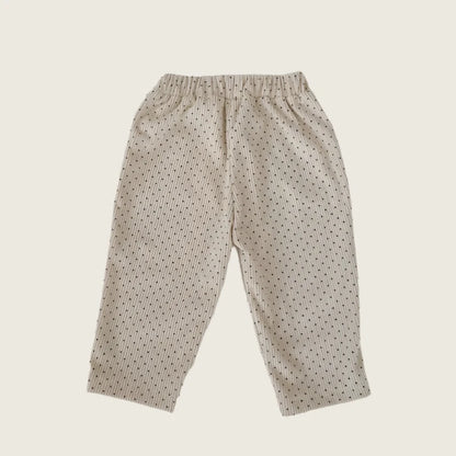 Autumn Polkadot Corduroy Trousers