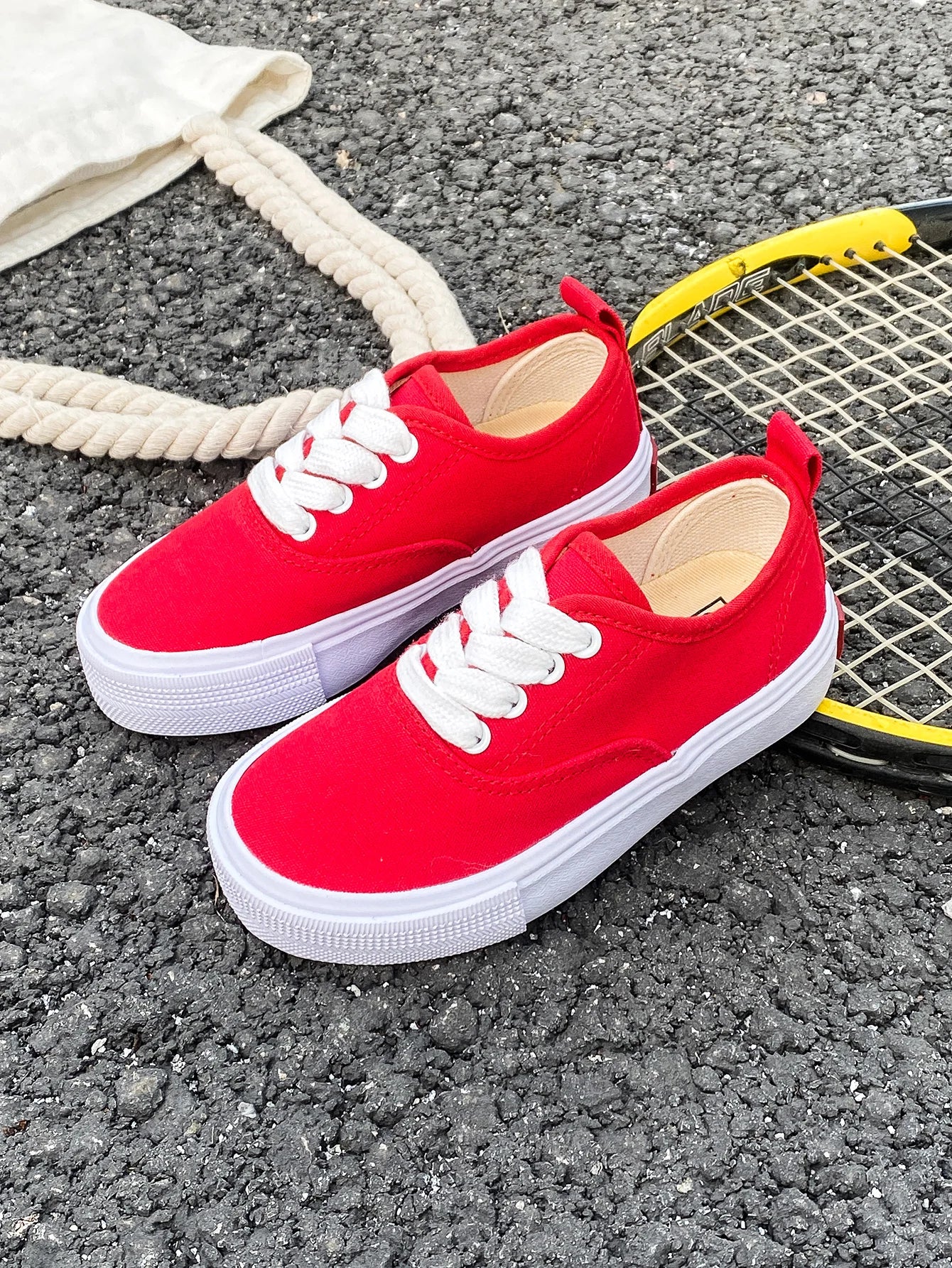 Rainbow Runner Canvas Sneakers