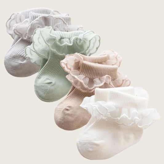 Sweet Princess Lace Ruffle Socks