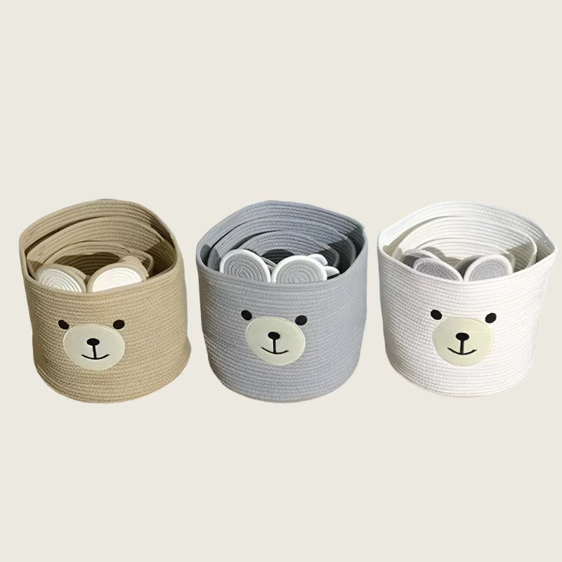 Baby Bear Woven Basket