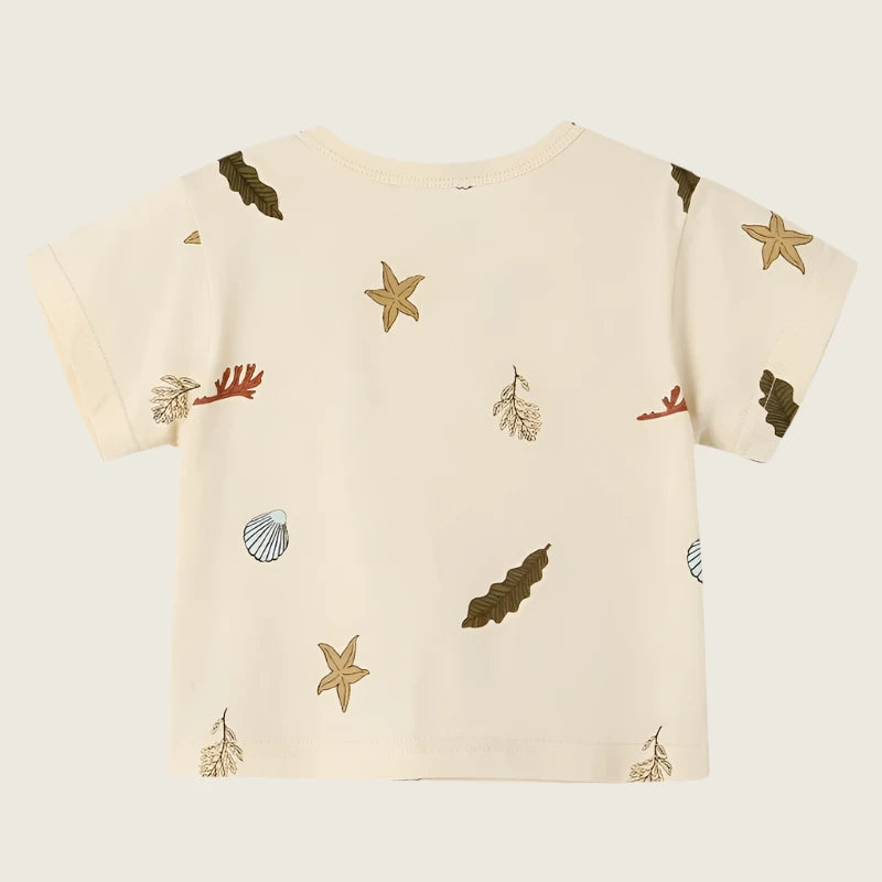 Autumn Sea Breeze Short-Sleeved T-Shirt