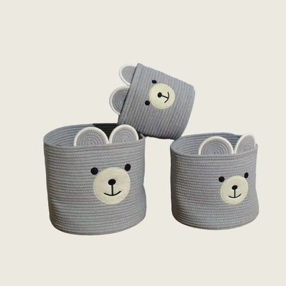Baby Bear Woven Basket