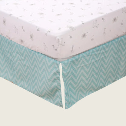 Safari Animals Baby Crib Set