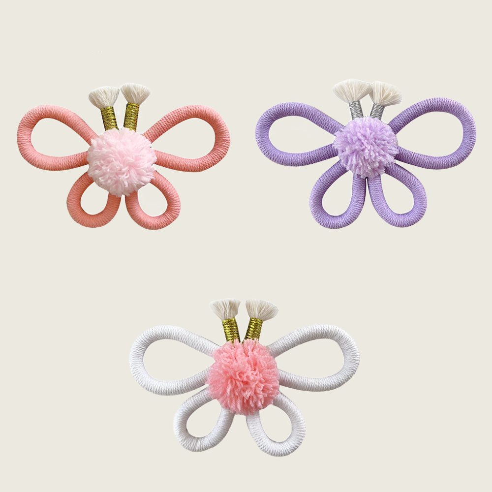 Boho Bloom and Flutter Woven Wall Decor