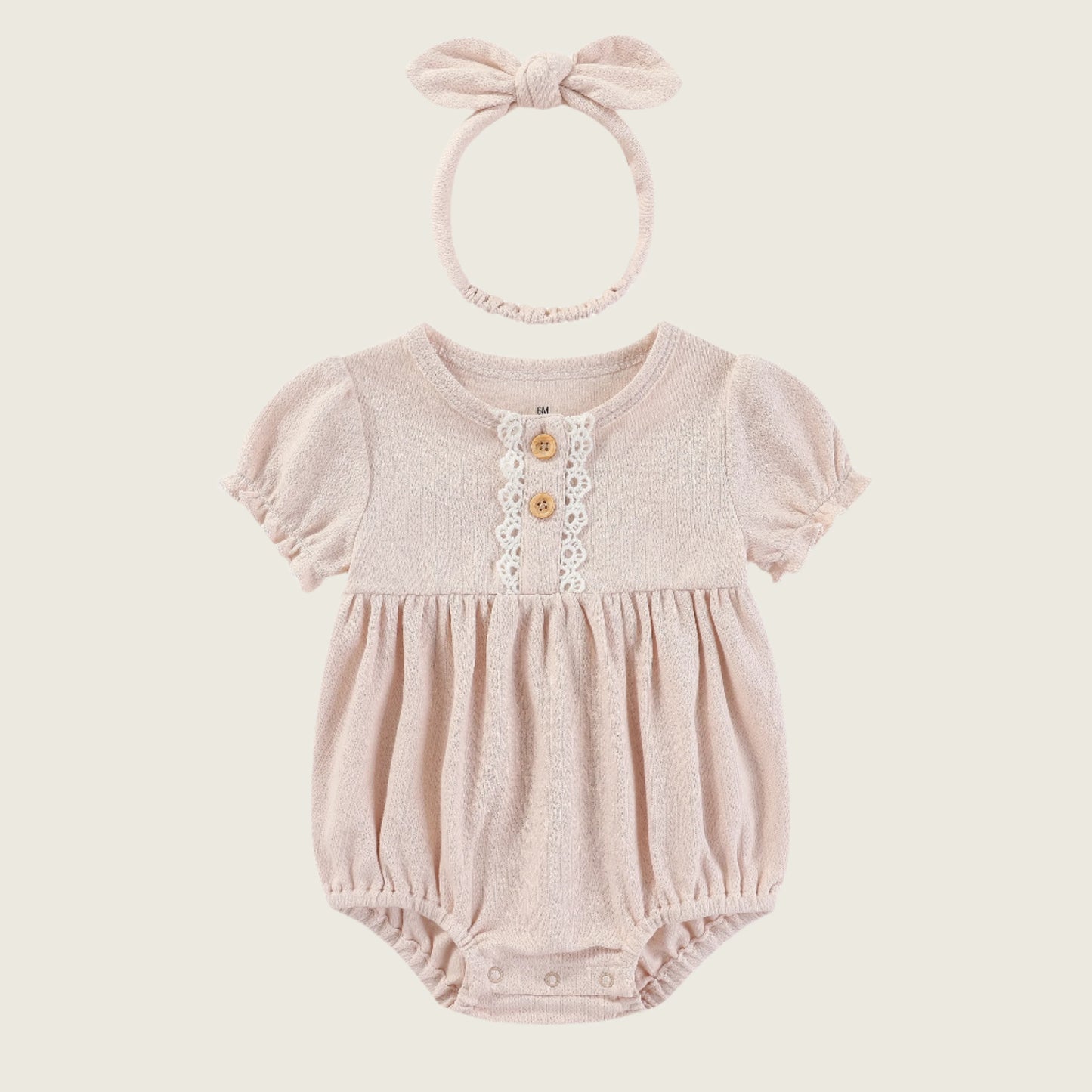 Cotton Cutie Romper and Headband Set