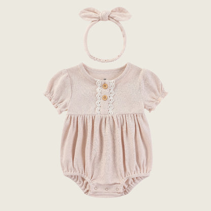 Cotton Cutie Romper and Headband Set