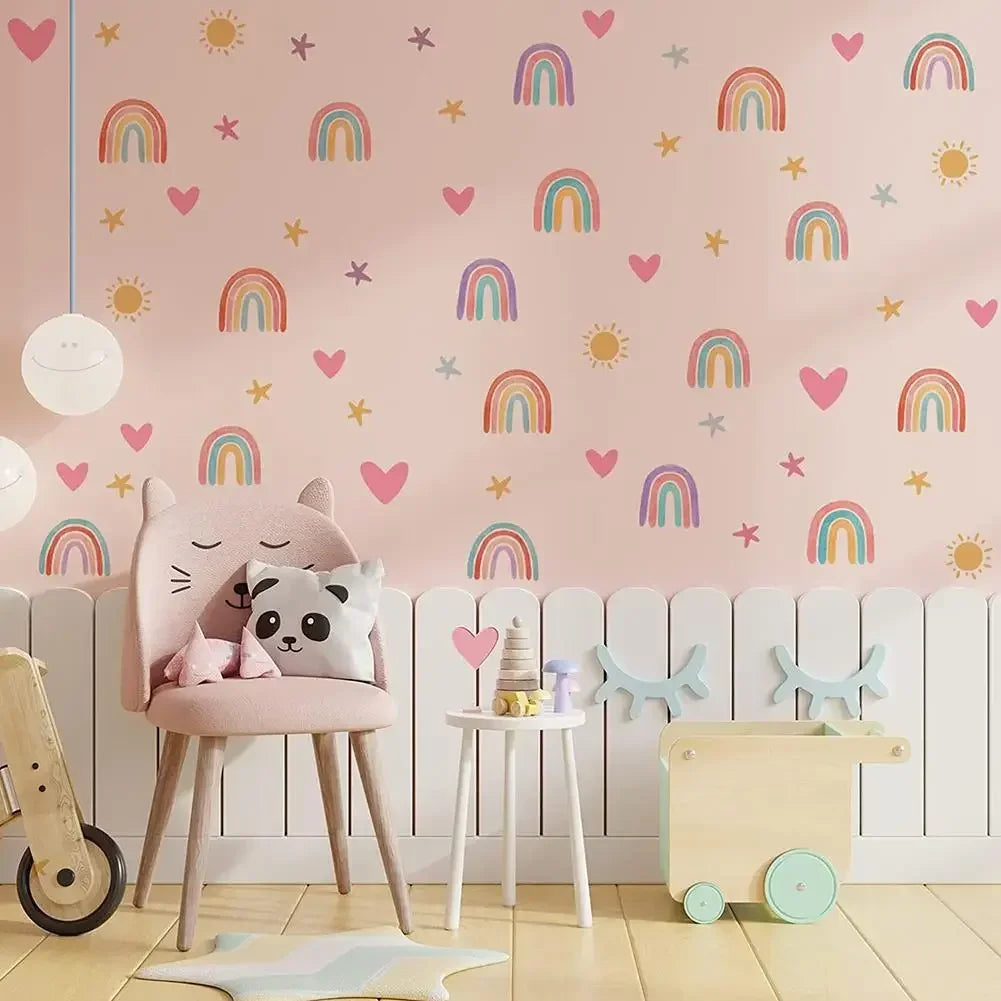 Rainbow Love Wall Stickers