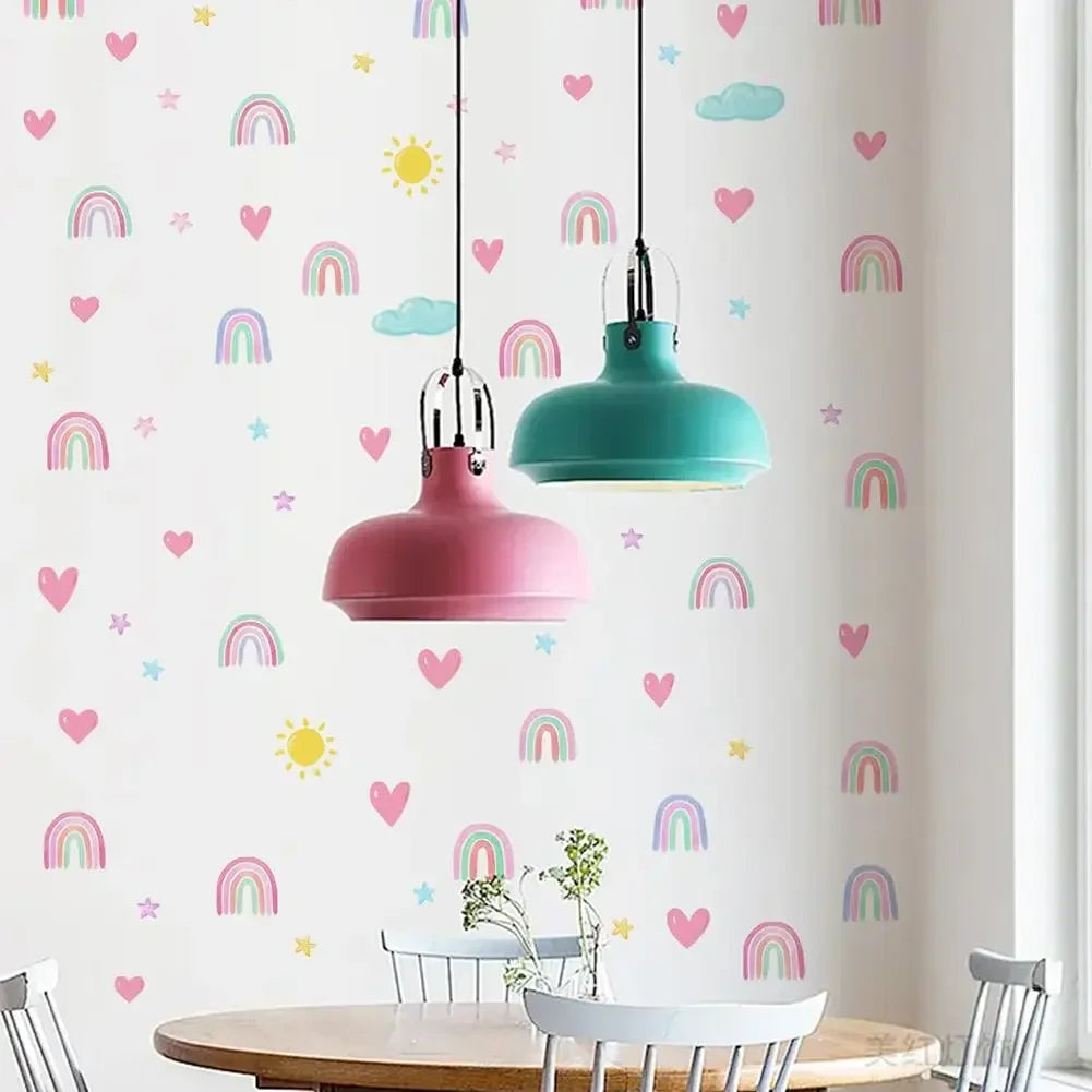Rainbow Love Wall Stickers