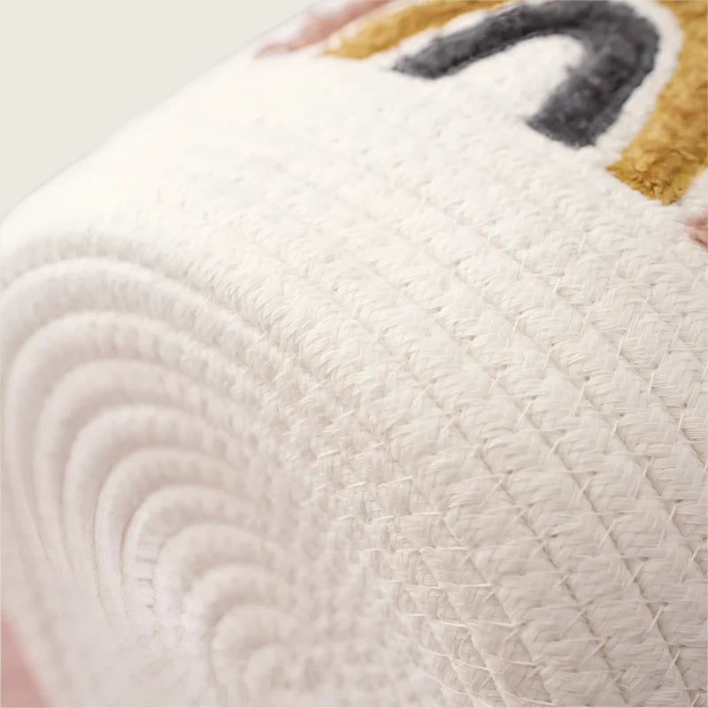 Rainbow Handwoven Storage Basket