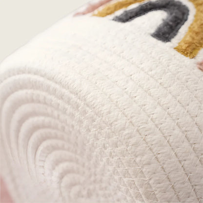 Rainbow Handwoven Storage Basket