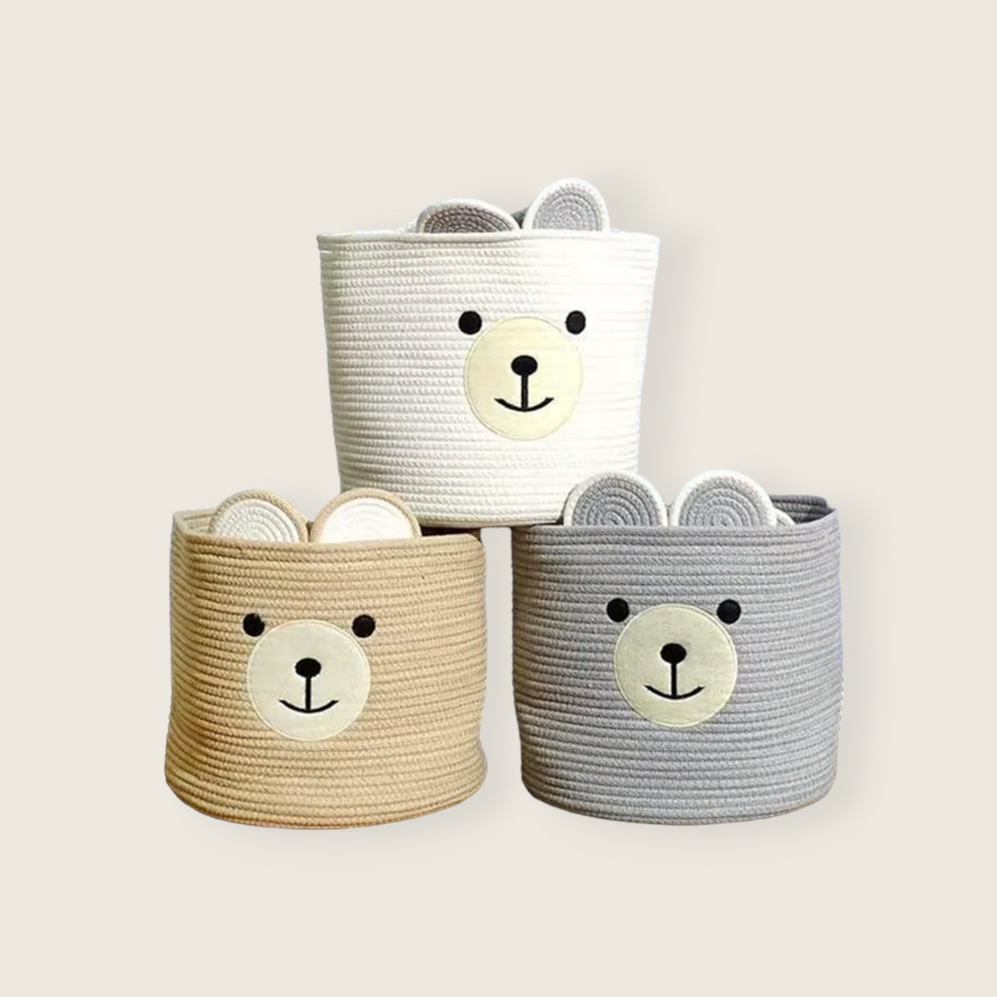 Baby Bear Woven Basket