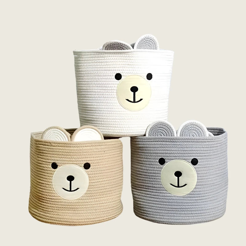 Baby Bear Woven Basket