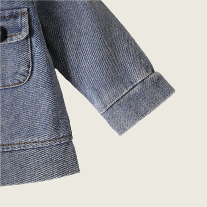 Casual Fleece Denim Jacket