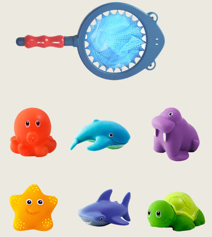 Floating Sea Creature Bath Toy Set