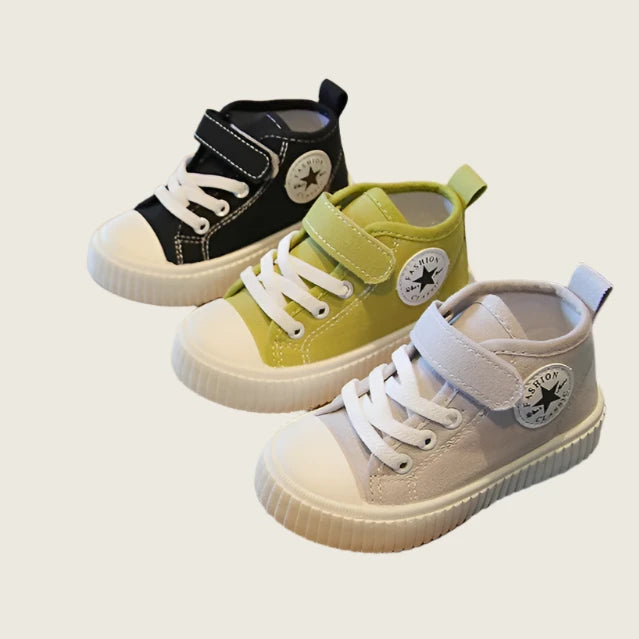 High Top Canvas Sneakers