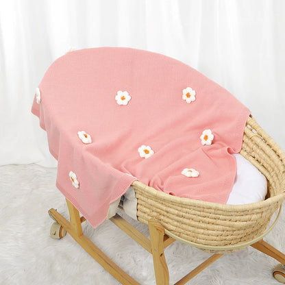 Blossom Knit Baby Blanket