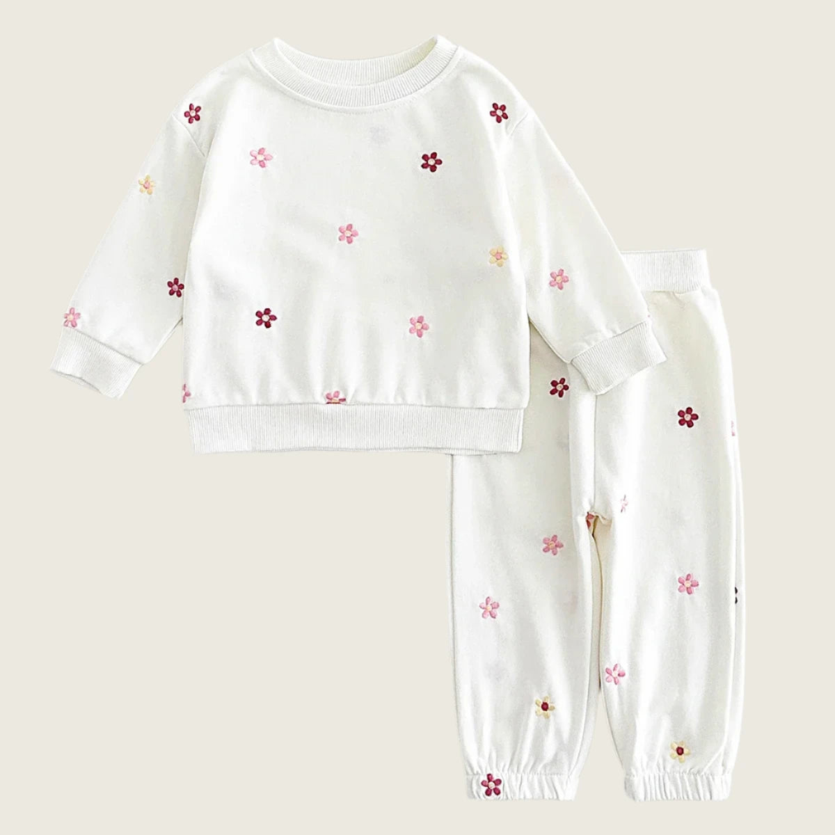 Autumn Flower Tracksuit Set