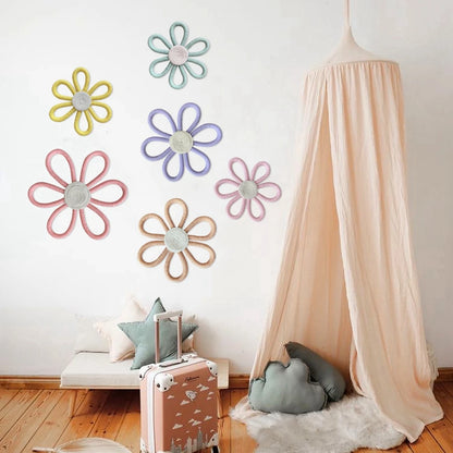 Boho Bloom and Flutter Woven Wall Decor