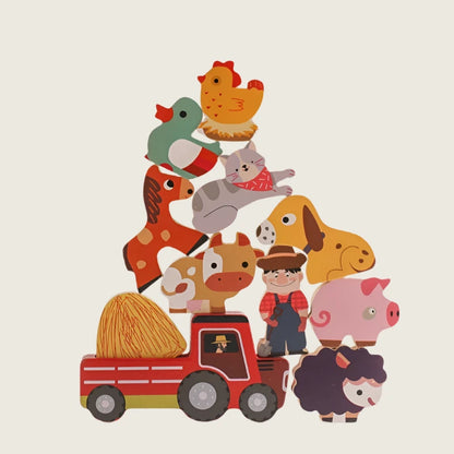 Wooden Farm Adventure Playset