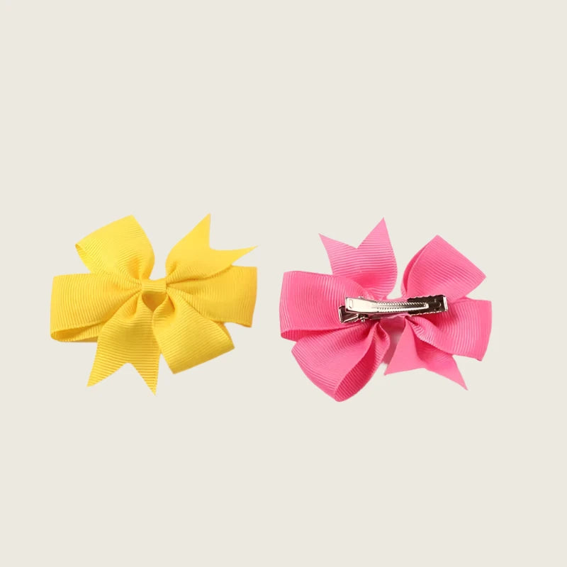 Ribbon Bow Hair Clips 30 pieces