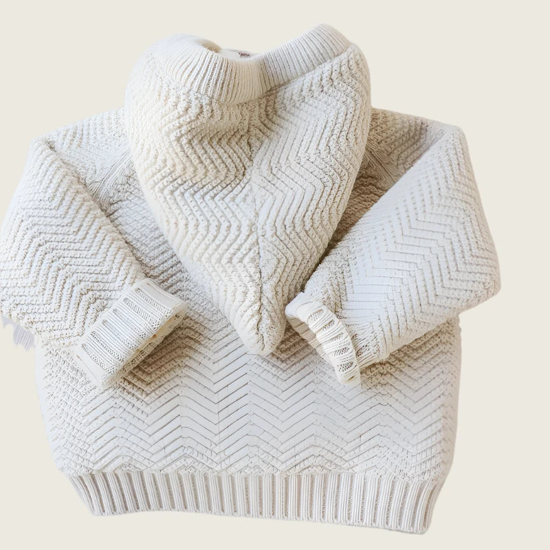 Cozy Fleece-Lined Hooded Cardigan