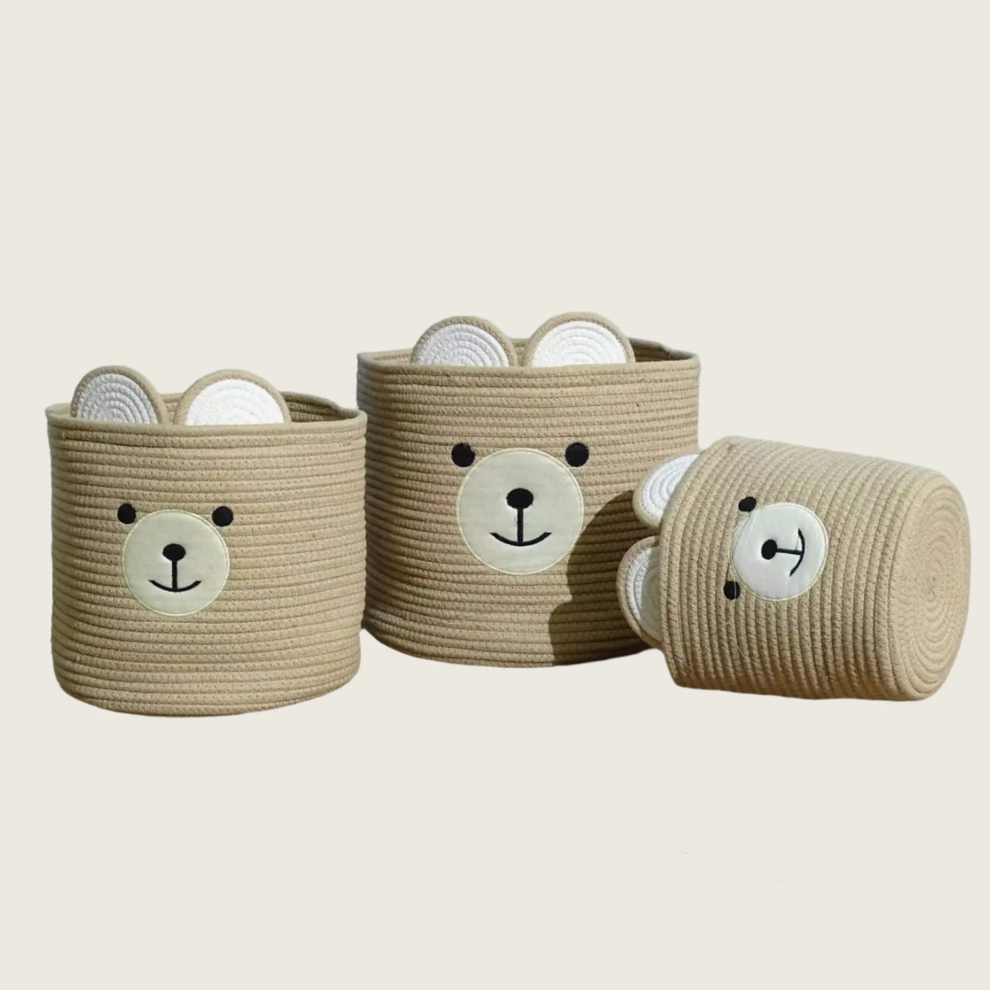 Baby Bear Woven Basket