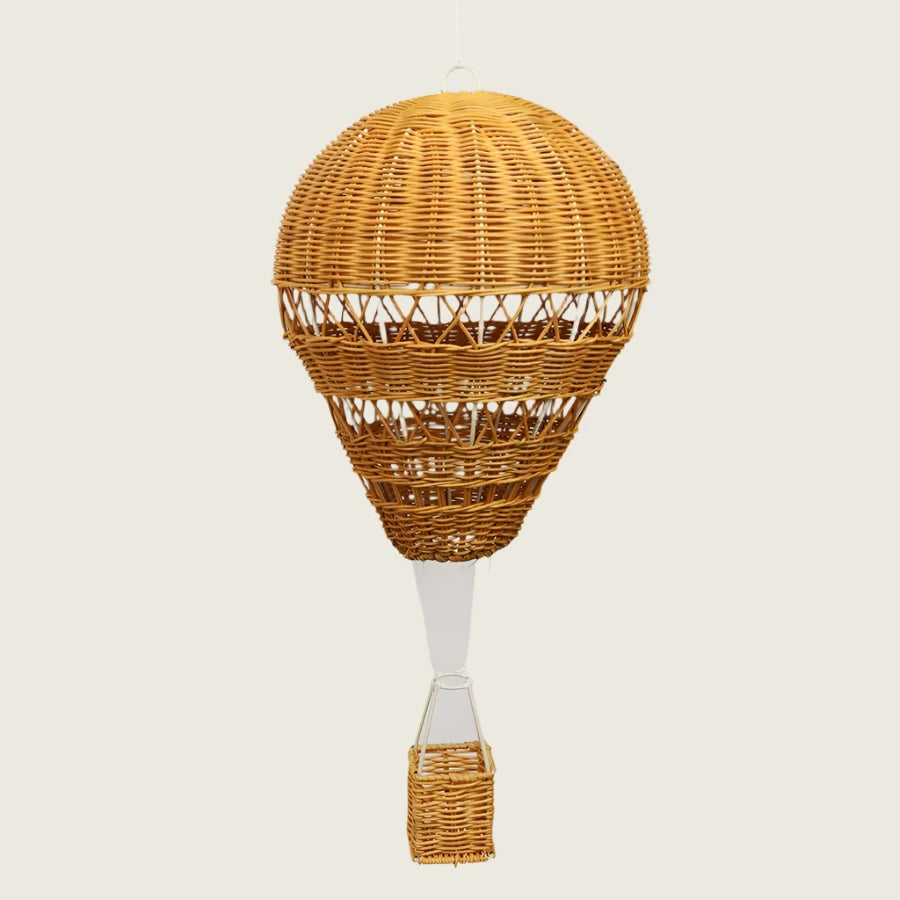 Hand-Woven Rattan Hot Air Balloon
