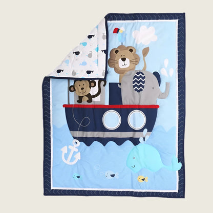Little Ship Baby Crib Set